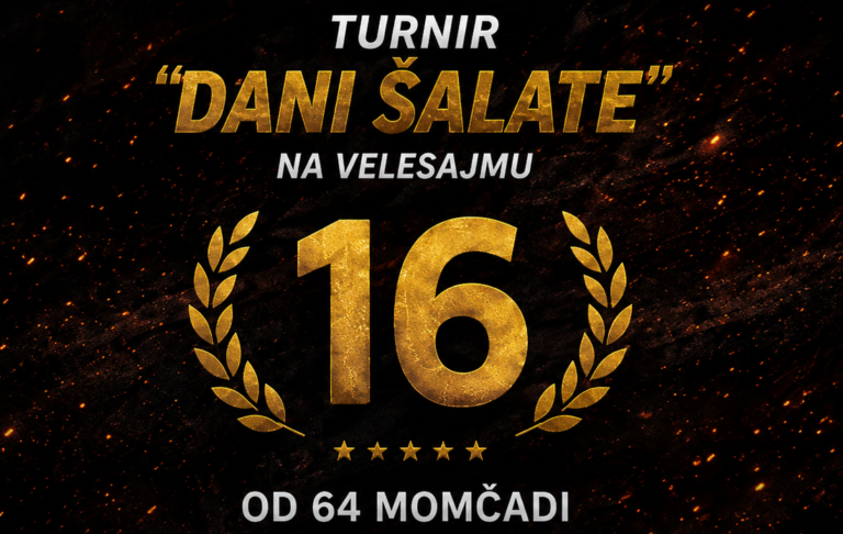 Prolazak među 16 najboljih momčadi turnina NC Šalata